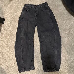 Free People Barrel Jeans